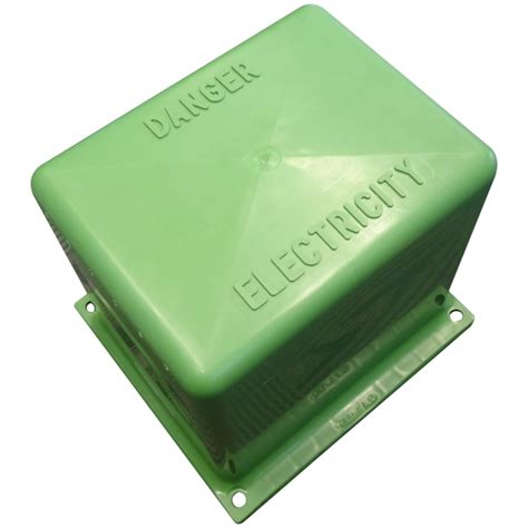 electrical turret box|Pillar Box, Large Vented Green Rectanglr .